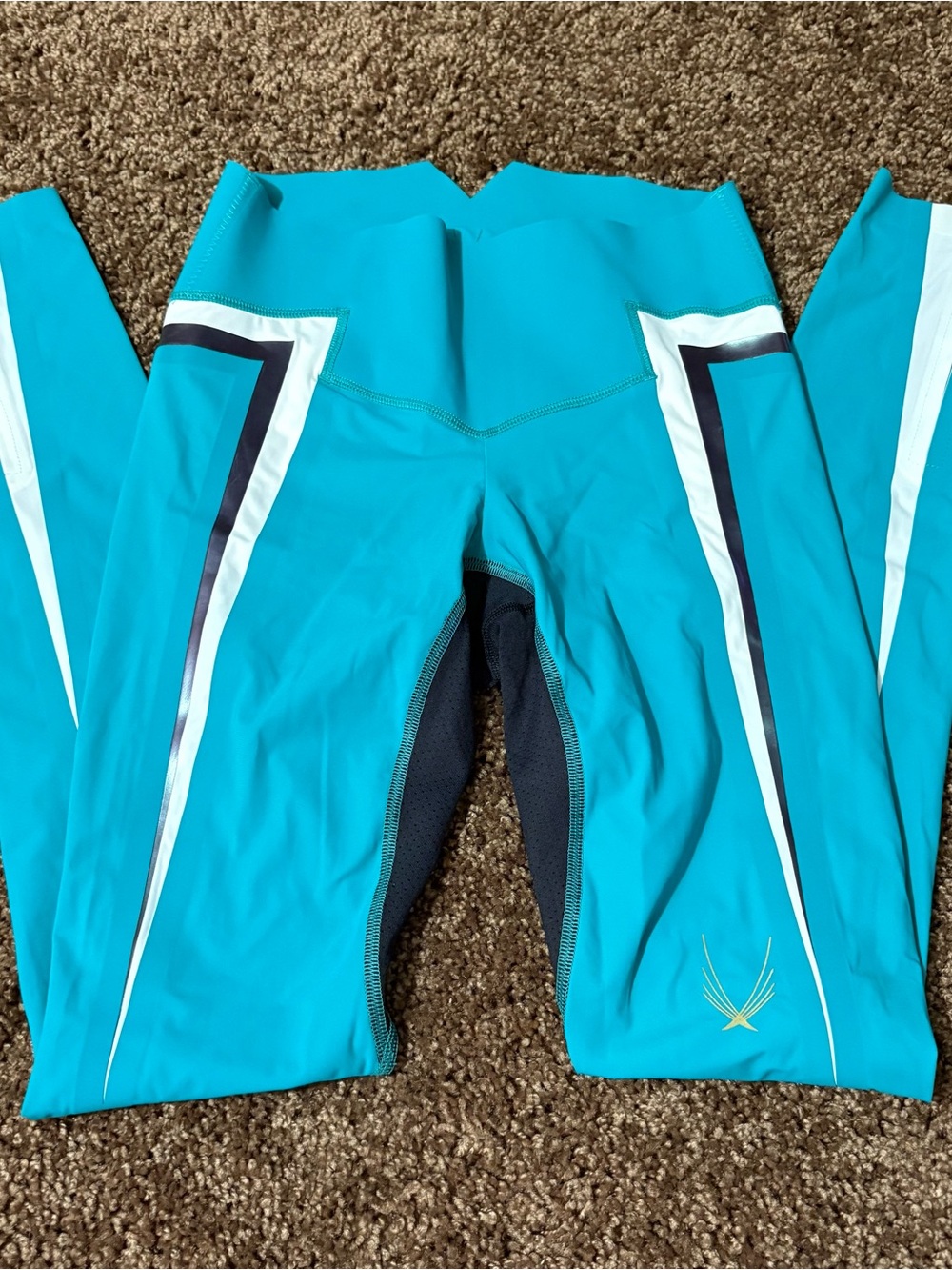 Lucas Hugh Molten Leggings Emerald XS NWT